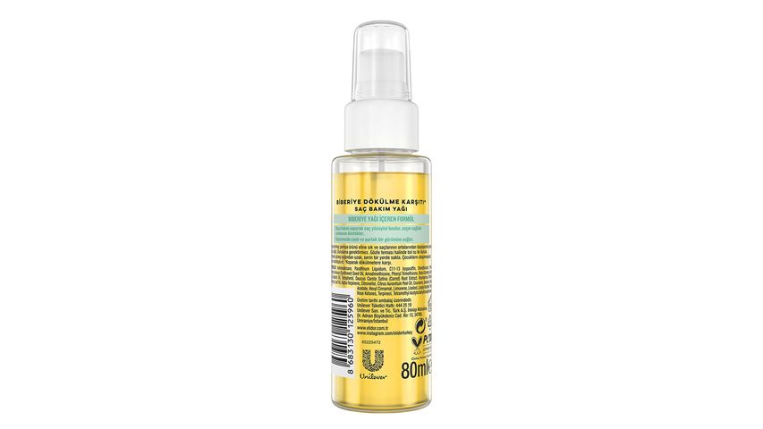 Elidor Biberiye Dökülme Karşıtı Saç Bakım Yağı 80 ml