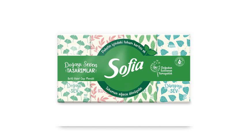 Sofia Cep Mendil 8'li