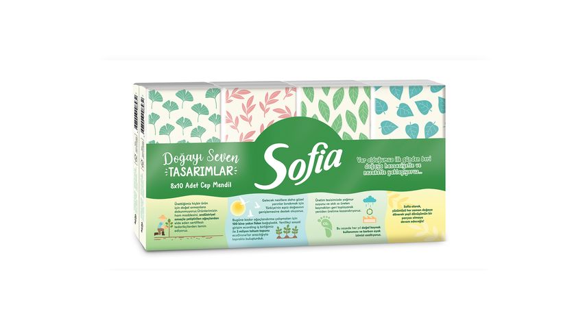 Sofia Cep Mendil 8'li