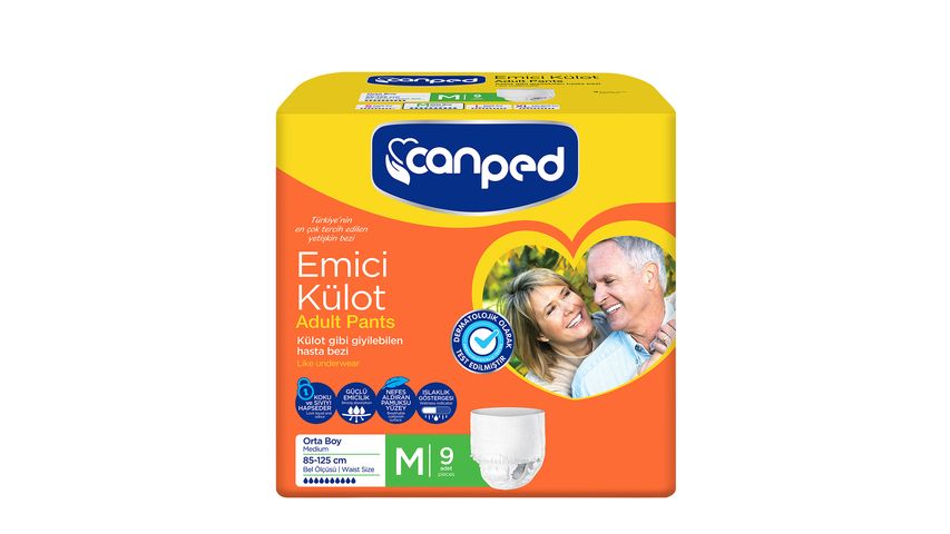 Canped Absorbent Pant Medium 9 pcs
