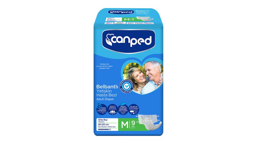 Canped Belbantlı Orta Boy 9’lu