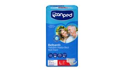 Canped Belted Adult Diaper Large 7 pcs