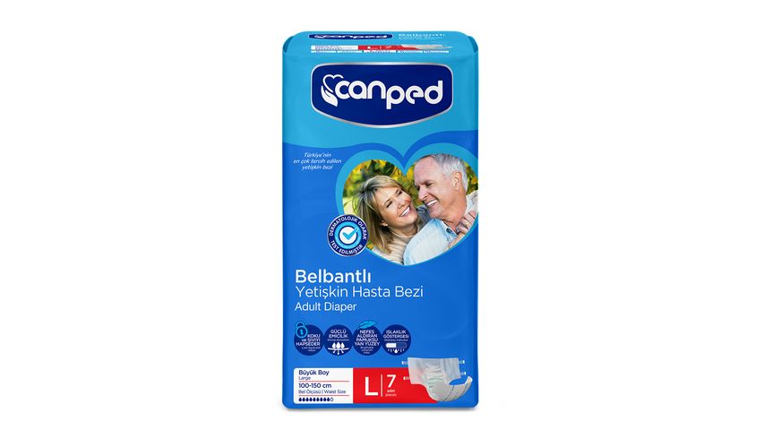Canped Belbantlı Büyük Boy 7’li