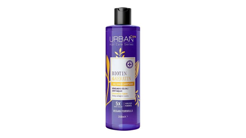 Urban Care Biotin & Keratin Dökülme Karşıtı & Sağlıklı Uzamaya Yardımcı Saç Bakım Şampuanı 350 ml