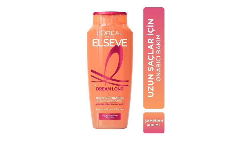 Elseve Dream Long Kırık Uç Onarıcı Bakım Şampuanı 400 ml