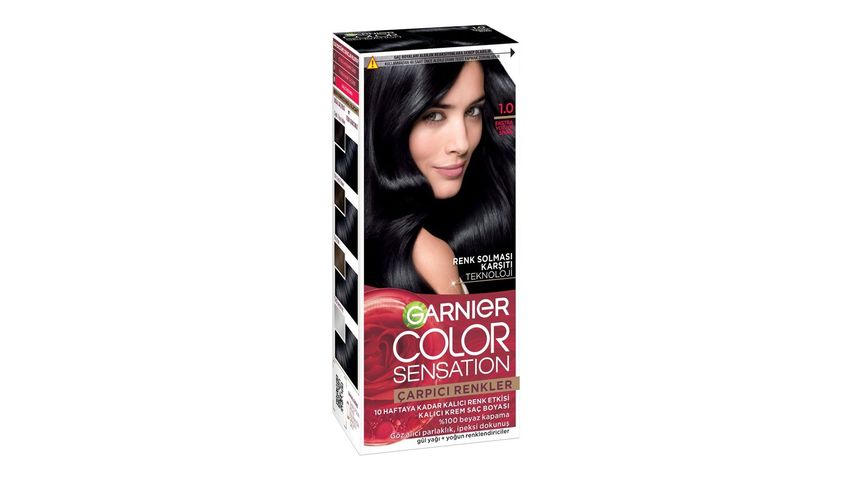 Garnier Striking Colors Extra Intense Black Hair Dye 1.0
