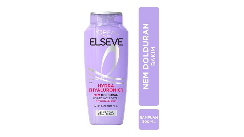 Elseve Hydra Hyaluronic Nem Dolduran Şampuan 300 ml