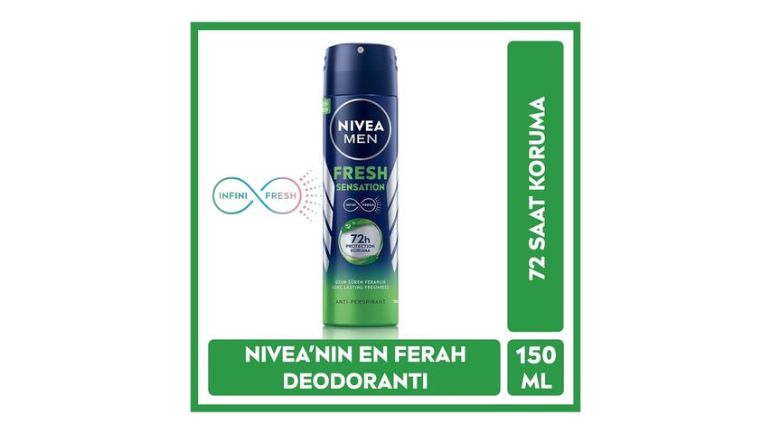 NIVEA MEN Spray Deodorant Fresh Sensation 150 ml