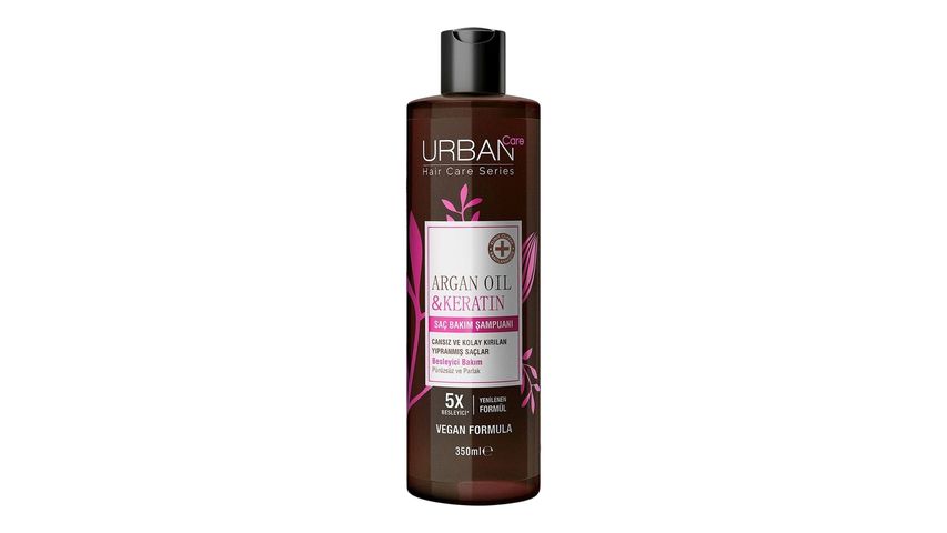 Urban Care Argan Oil & Keratin Besleyici & Kırılma Karşıtı Saç Bakım Şampuanı 350 ml
