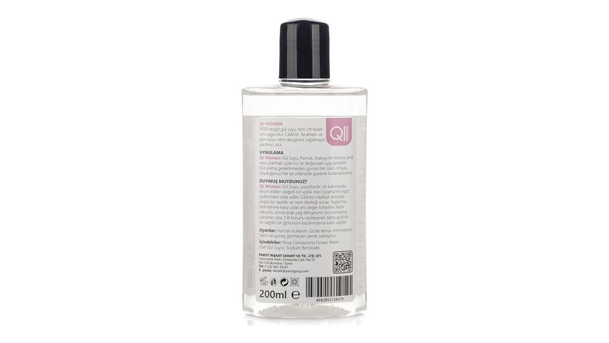 QI Women % 100 Doğal Gül Suyu 200 ml