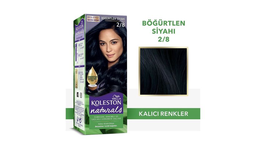 Wella Koleston Naturals Saç Boyası Böğürtlen Siyahı 2/8