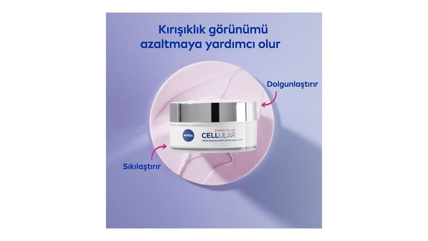 Nivea Expert Filler Yoğun Yaşlanma Karşıtı Gündüz Bakım Kremi 50 ml