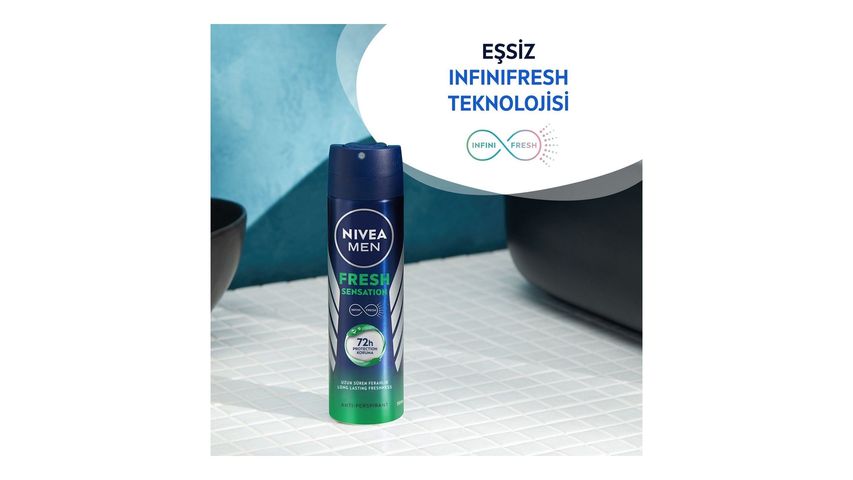 NIVEA MEN Spray Deodorant Fresh Sensation 150 ml