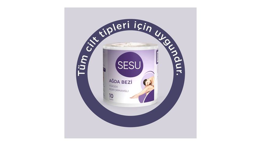 Sesu Yüksek Performanslı Rulo Ağda Bezi 10 m