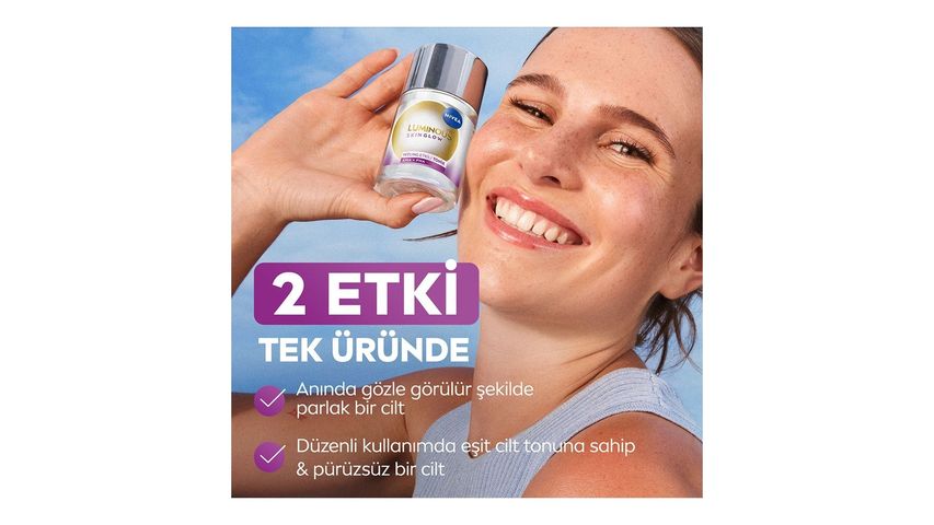 Nivea Luminous630 Skin Glow Peeling Etkili Tonik 100 ml