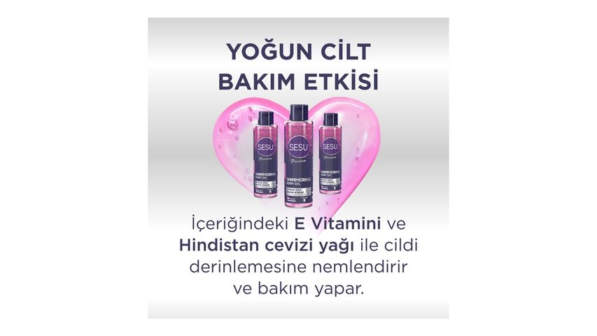 Sesu Shimmering Vücut Yağı 150 ml