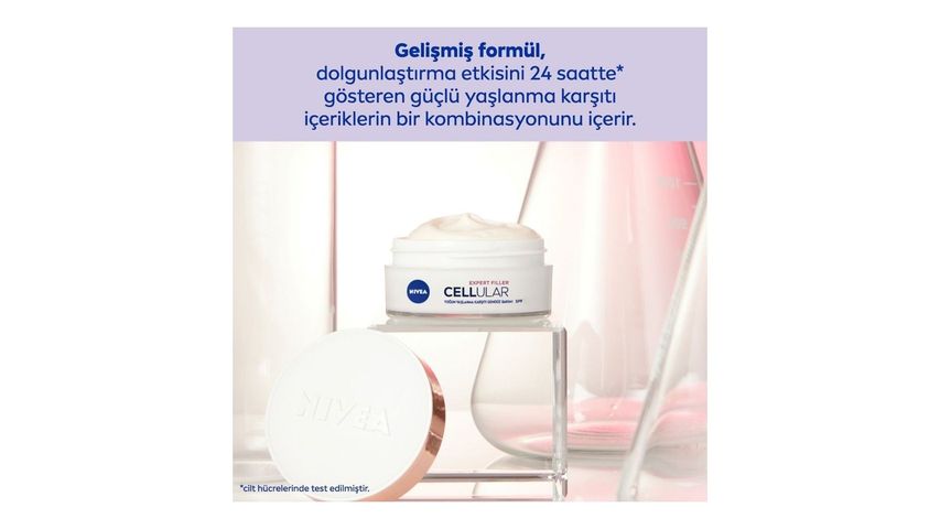 Nivea Expert Filler Yoğun Yaşlanma Karşıtı Gündüz Bakım Kremi 50 ml