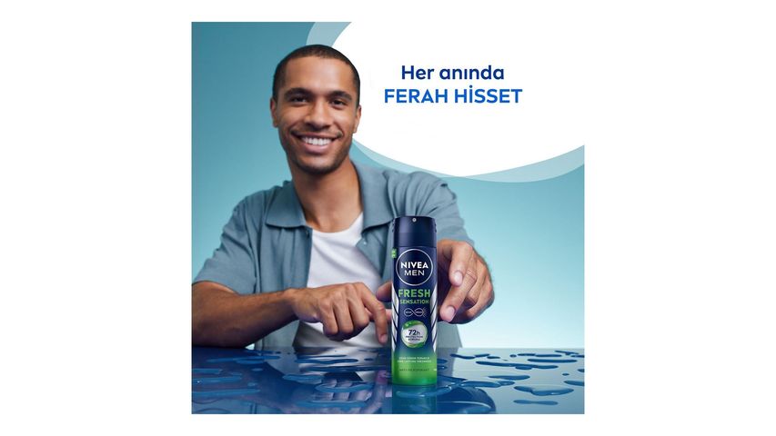 NIVEA MEN Spray Deodorant Fresh Sensation 150 ml
