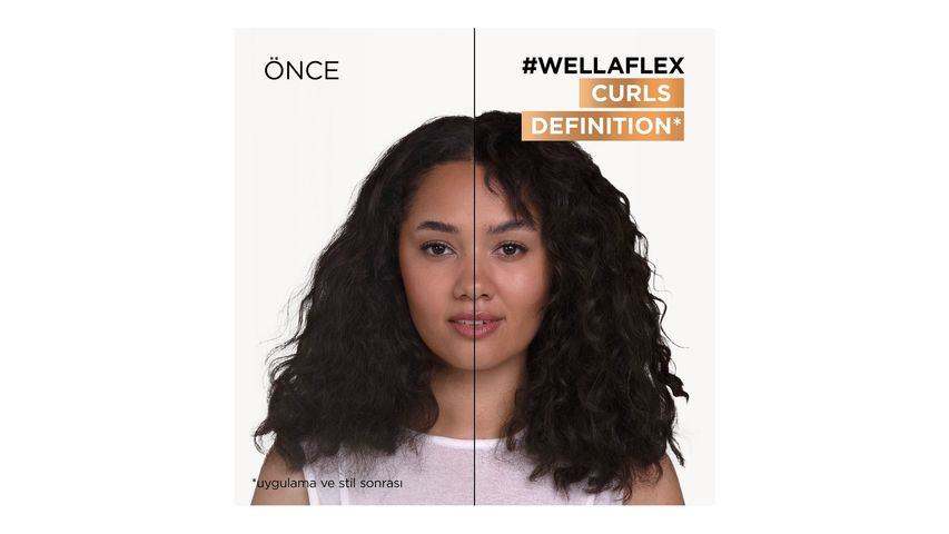 Wella Wellaflex Curls Definition Bukle Belirginleştirici Saç Köpüğü Strong Hold 200 ml