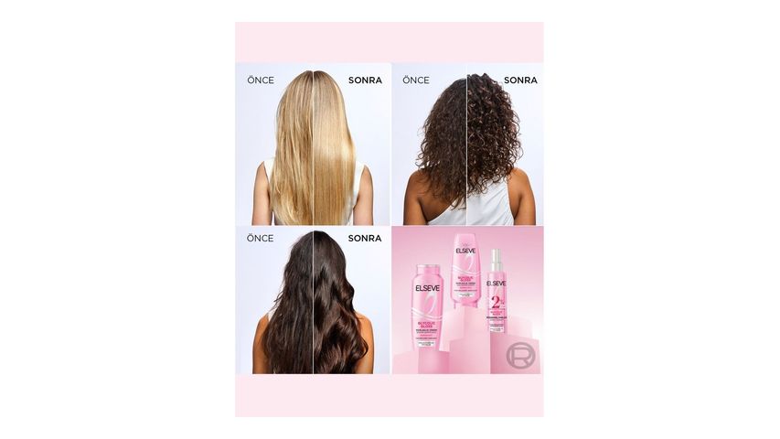 Elseve Glycolic Gloss Parlaklık Veren Saç Bakım Kremi 250 ml