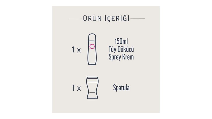 Veet Professional Hassas Ciltler İçin Tüy Dökücü Sprey 150 ml