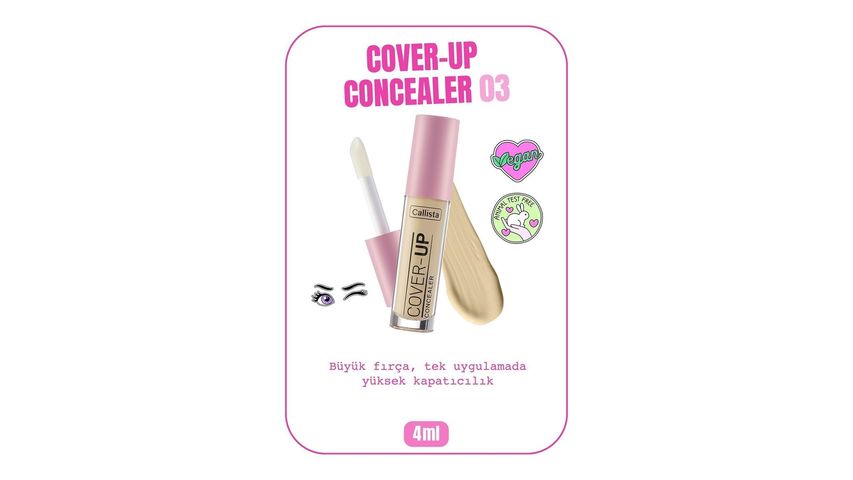 Callista Cover Up Concealer Under Eye 03 Medium