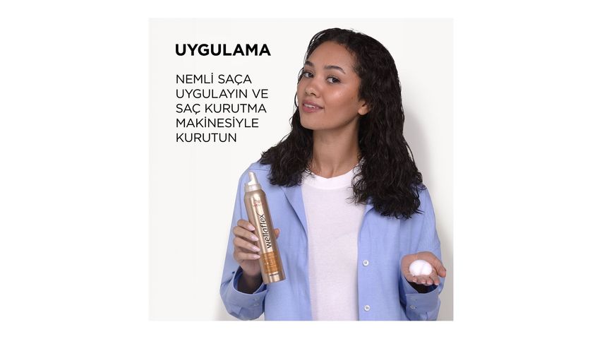 Wella Wellaflex Curls Definition Bukle Belirginleştirici Saç Köpüğü Strong Hold 200 ml