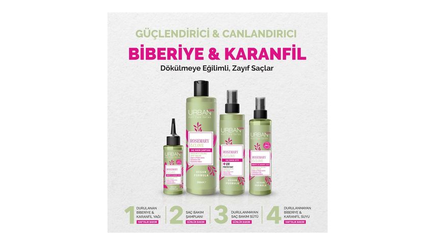 Urban Care Biberiye & Karanfil Şampuan 350 ml