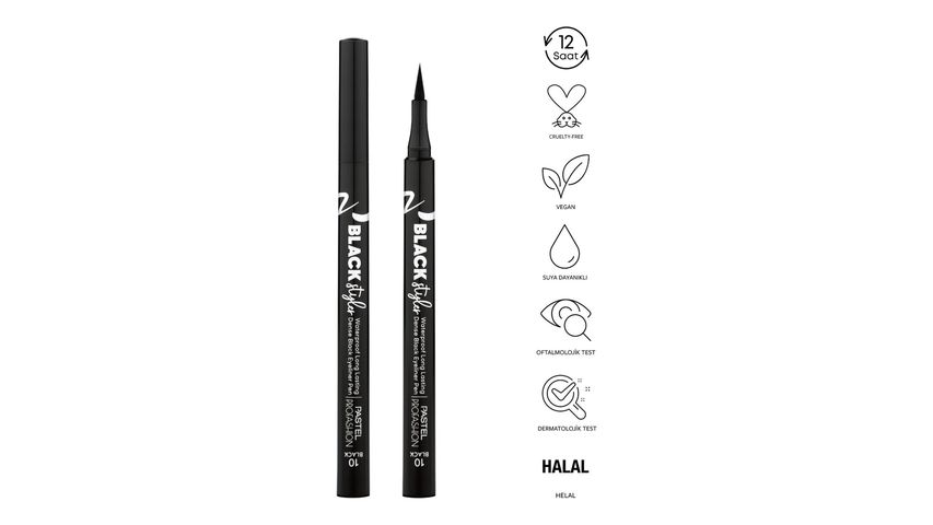 Pastel Black Styler Waterproof Eyeliner 10 Black