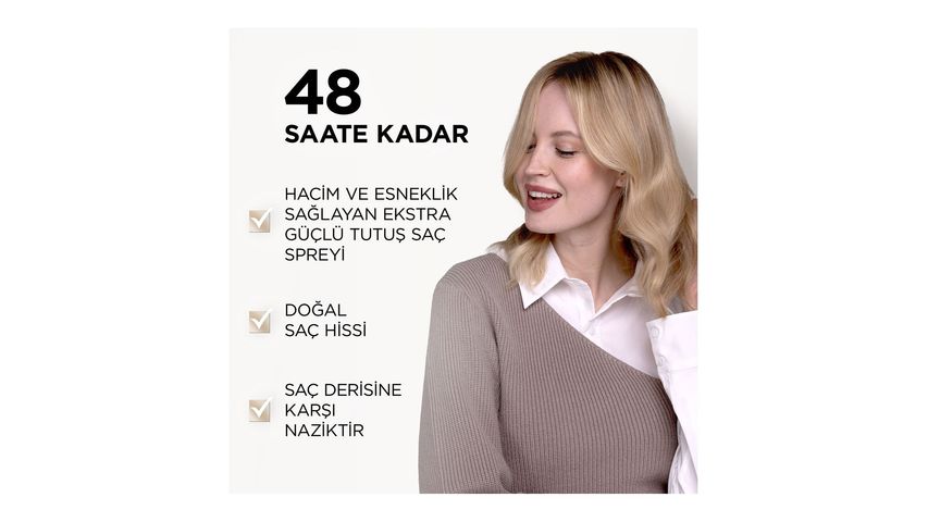 Wella Wellaflex 2 Gün Boyunca Hacim Veren Saç Spreyi Extra Strong Hold 75 ml