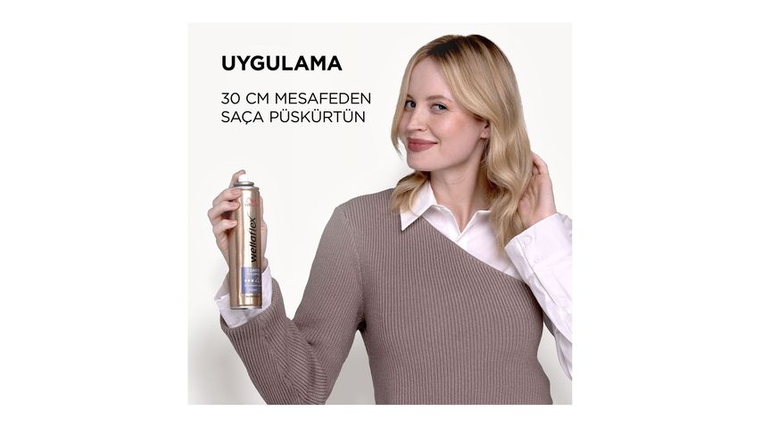 Wella Wellaflex 2 Gün Boyunca Hacim Veren Saç Spreyi Extra Strong Hold 75 ml