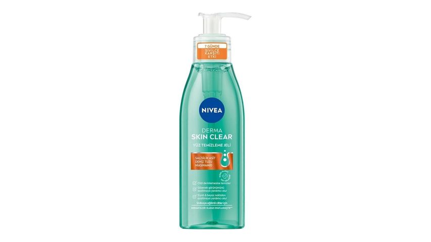 NIVEA Sivilce Karşıtı Yüz Temizleme Jeli Derma Skin Clear 150 ml