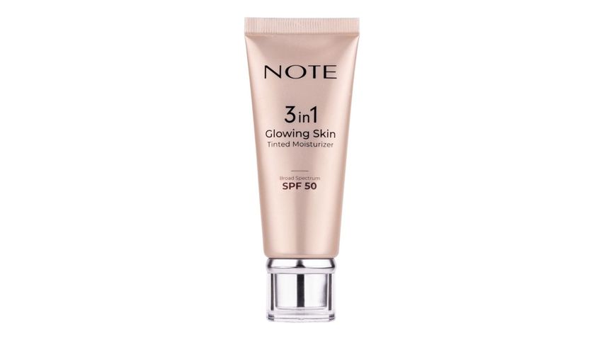 Note 3 in 1 Glowing Skin Tinted Moisturizer 50 SPF+ Işıltılı Aydınlatıcı Krem