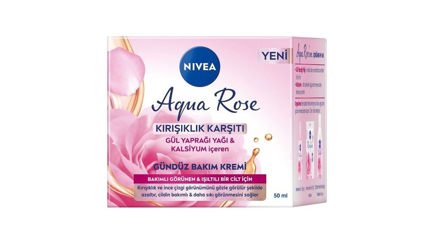 Nivea Aqua Rose Kırışıklık Karşıtı Gündüz Yüz Bakım Kremi 50 ml