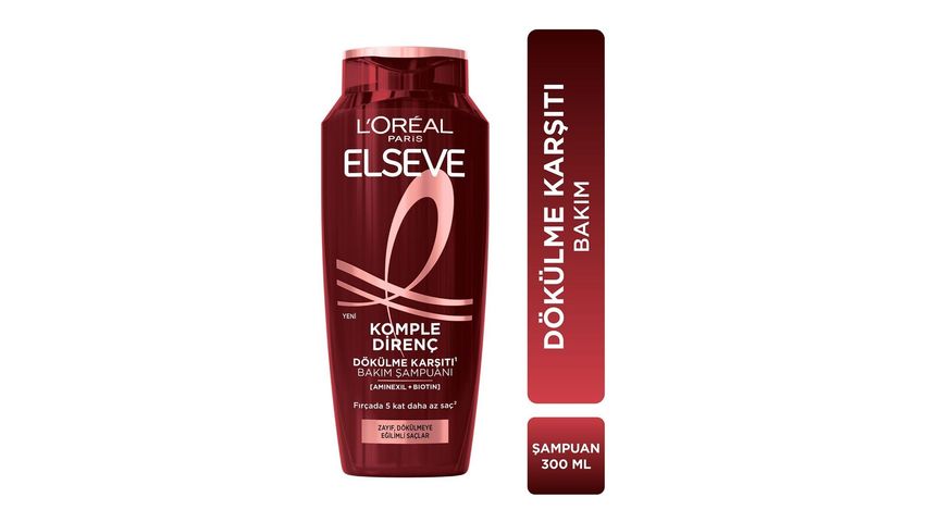 Elseve Komple Direnç Dökülme Karşıtı Bakım Şampuanı 300 ml