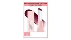 Maybelline New York Lifter Glaze Tinted Lip Balm with Shea Butter & Hyaluronic Acid 08 Acai Glaze