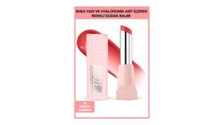 Maybelline New York Lifter Glaze Shea Yağı ve Hyalüronik Asit içeren Renkli Dudak Balmı 05 Peach Quench
