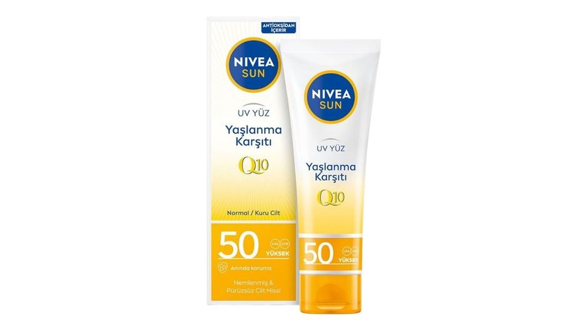 Nivea Sun Q10 Anti-Age & Anti-Spot Face Sunscreen SPF 50+ 50 ml