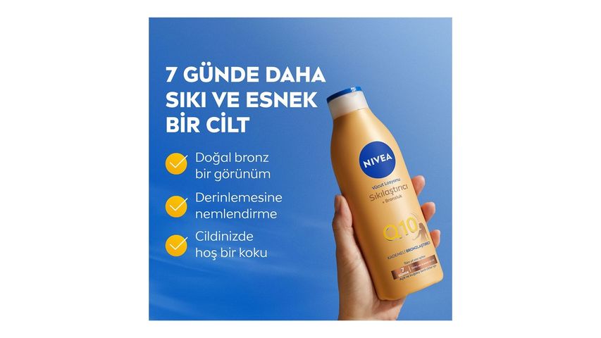 NIVEA Q10 Sıkılaştırıcı & Bronzlaştırıcı Vücut Losyonu 400 ml