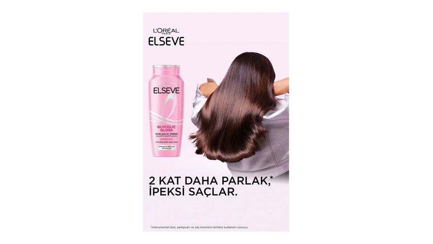 Elseve Glycolic Gloss Parlaklık Veren Bakım Şampuanı 300 ml