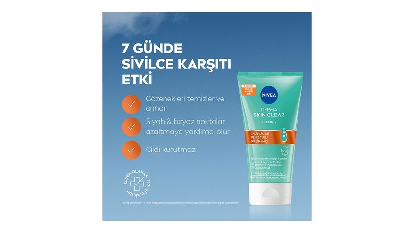 NIVEA Derma Skin Clear Anti-Acne Face Scrub 150 ml