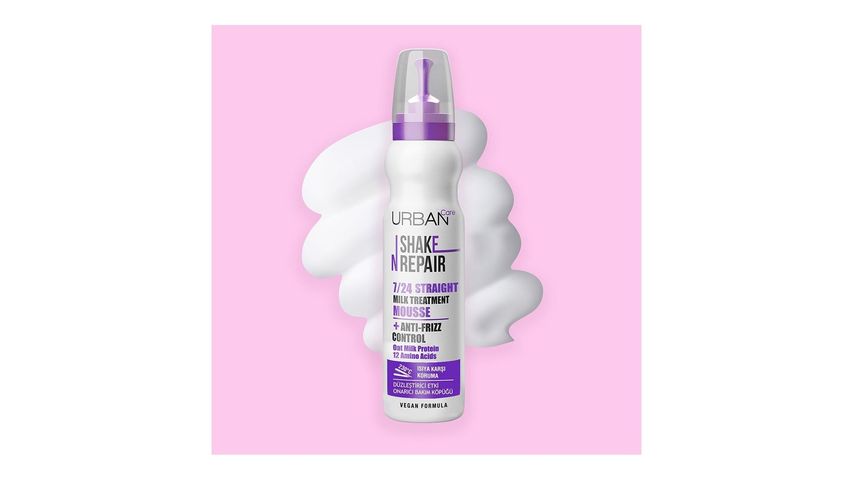 Urban Care Shake N Repair 7/24 Straightening Effect Hair Care Foam 150 ml
