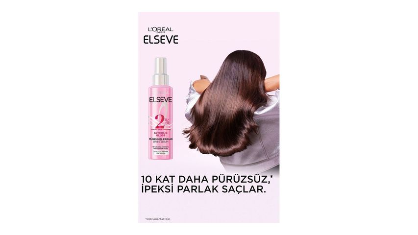 Elseve Glycolic Gloss Parlaklık Veren Saç Bakım Serumu 150 ml