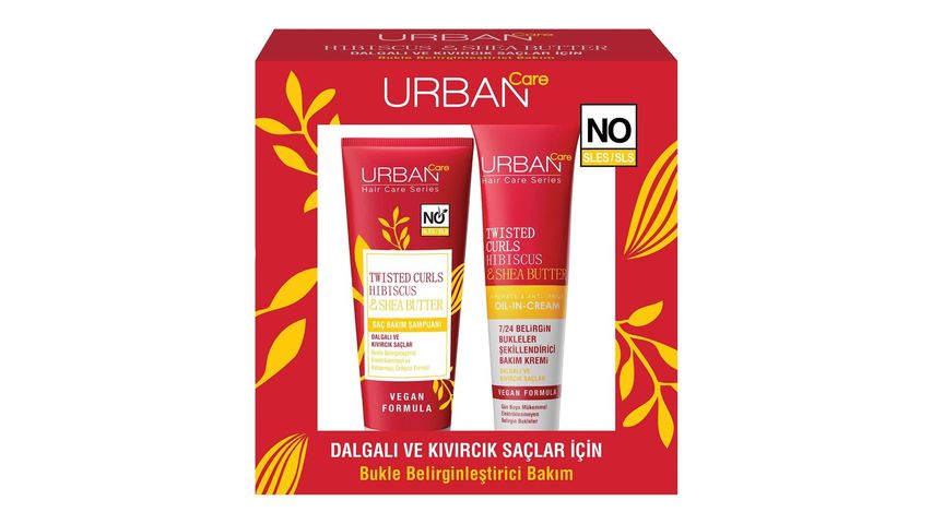 Urban Care Hibiscus Shea Butter Şampuan 250 ml & Durulanmayan Bakım Kremi 175 ml