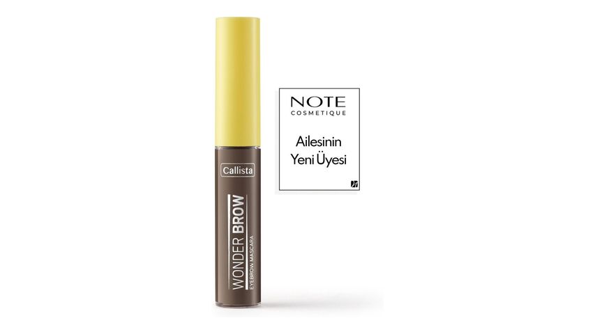 Callista Wonder Brow Eyebrow Mascara Kaş Maskarası 03 Koyu Kahve