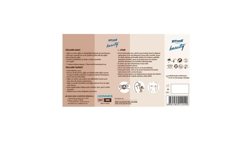 Getwell Nipple Concealment Tape