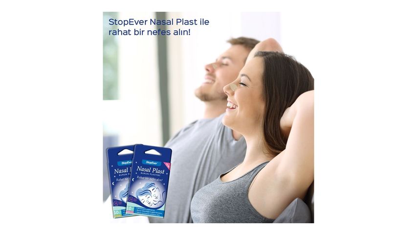StopEver Nasal Plast Burun Bandı Normal Boy
