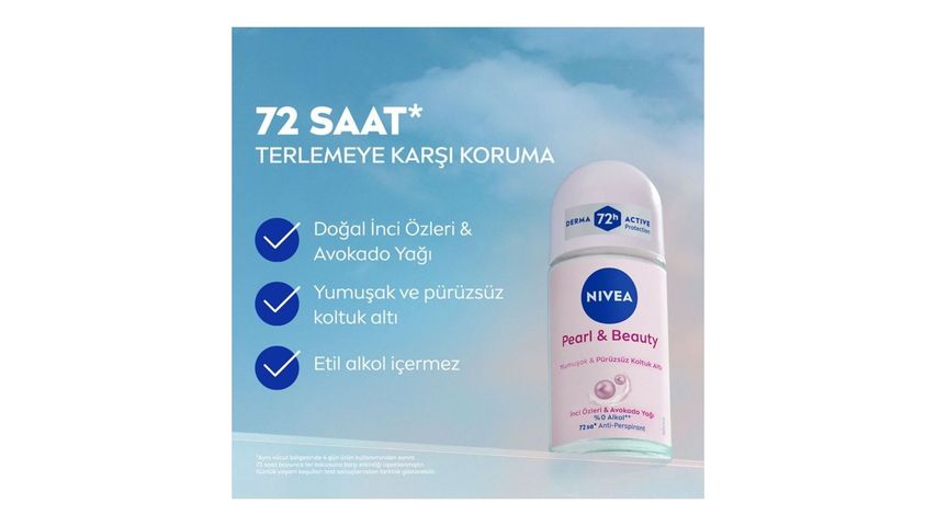 NIVEA Women Roll-on Deodorant Pearl & Beauty 50 ml