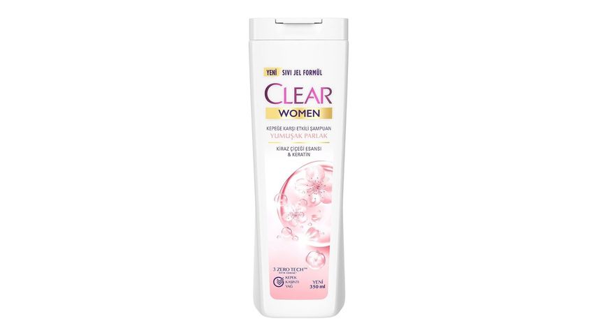 Clear Women Şampuan Yumuşak Parlak 350 ml