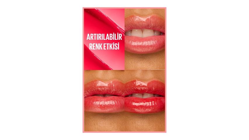 Maybelline New York Lifter Glaze Shea Yağı ve Hyalüronik Asit içeren Renkli Dudak Balmı 08 Acai Glaze
